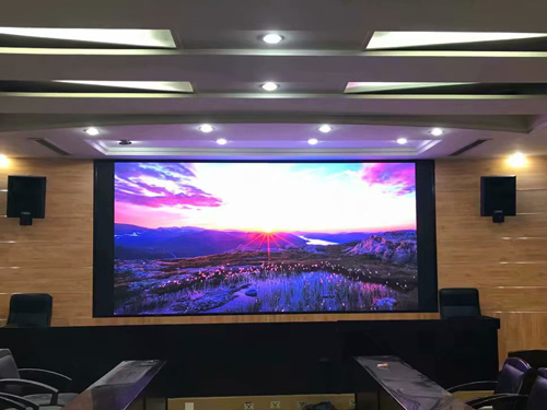 懷化某單位會議室P2全彩屏